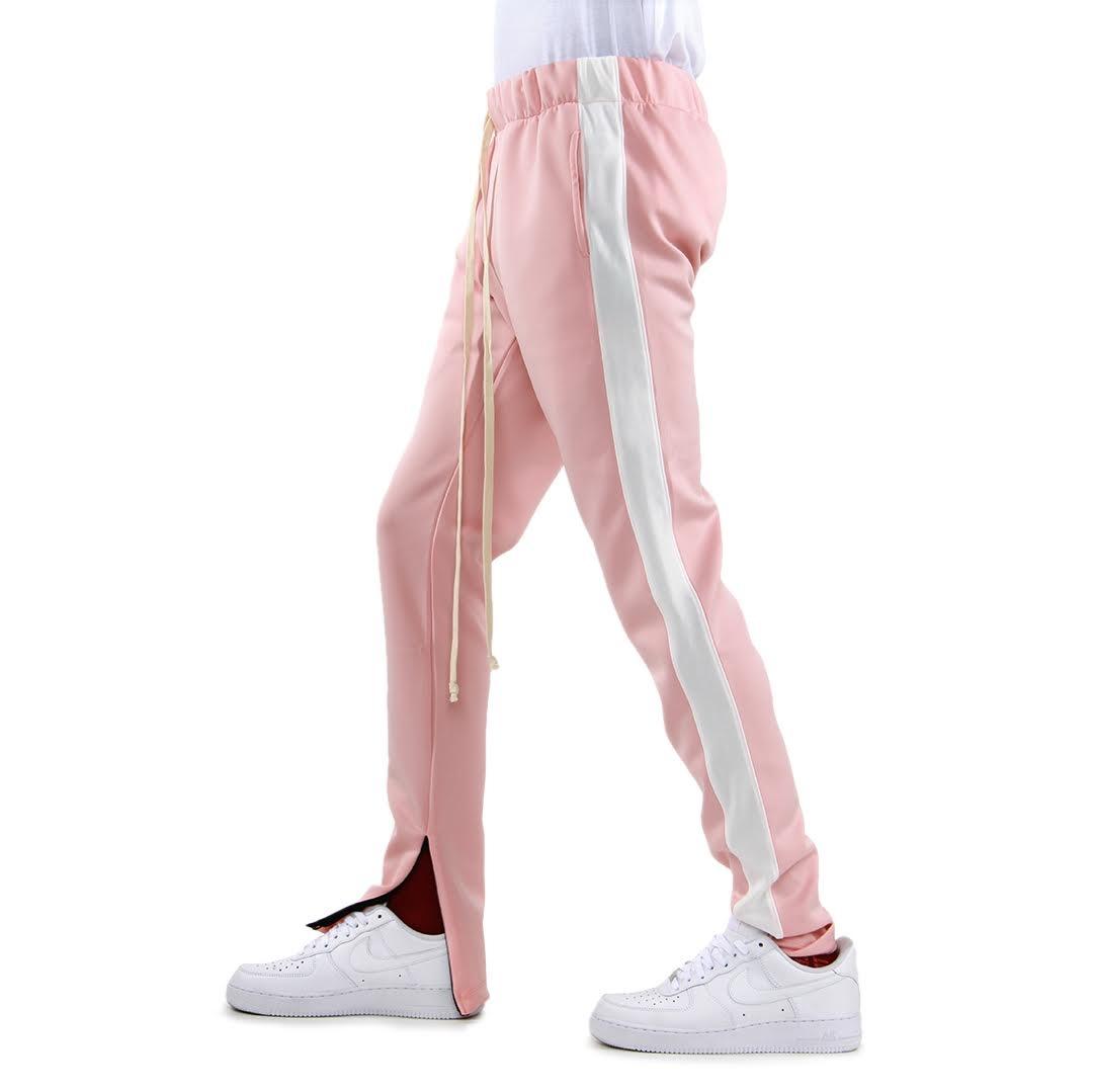 EPTM Track Pants - Dusty Pink White