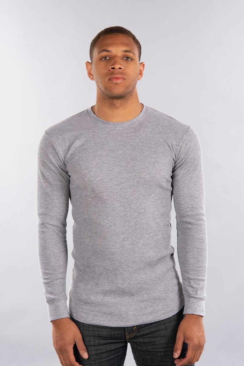 City Lab - Fitted Thermal Shirt - Heather Gray
