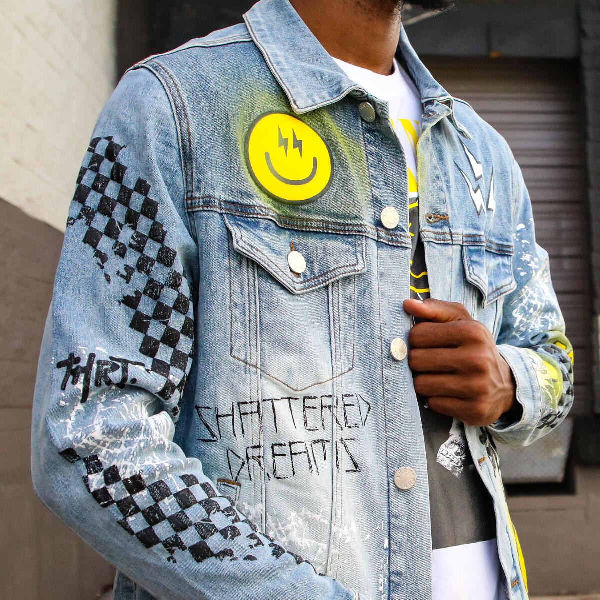 THRT-Shattered Dreams Jacket Yellow-Blue