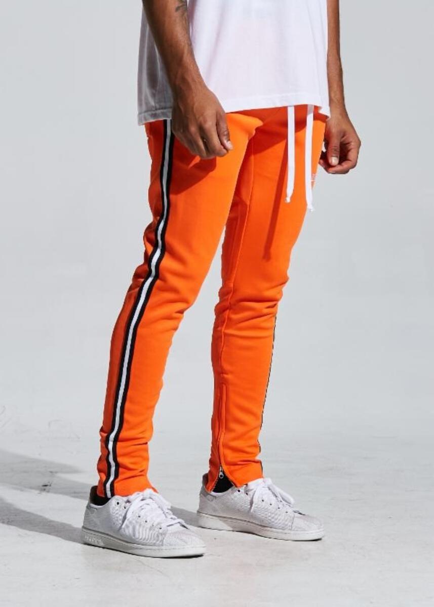 Karter Collection-Rafi Track Pants-Orange