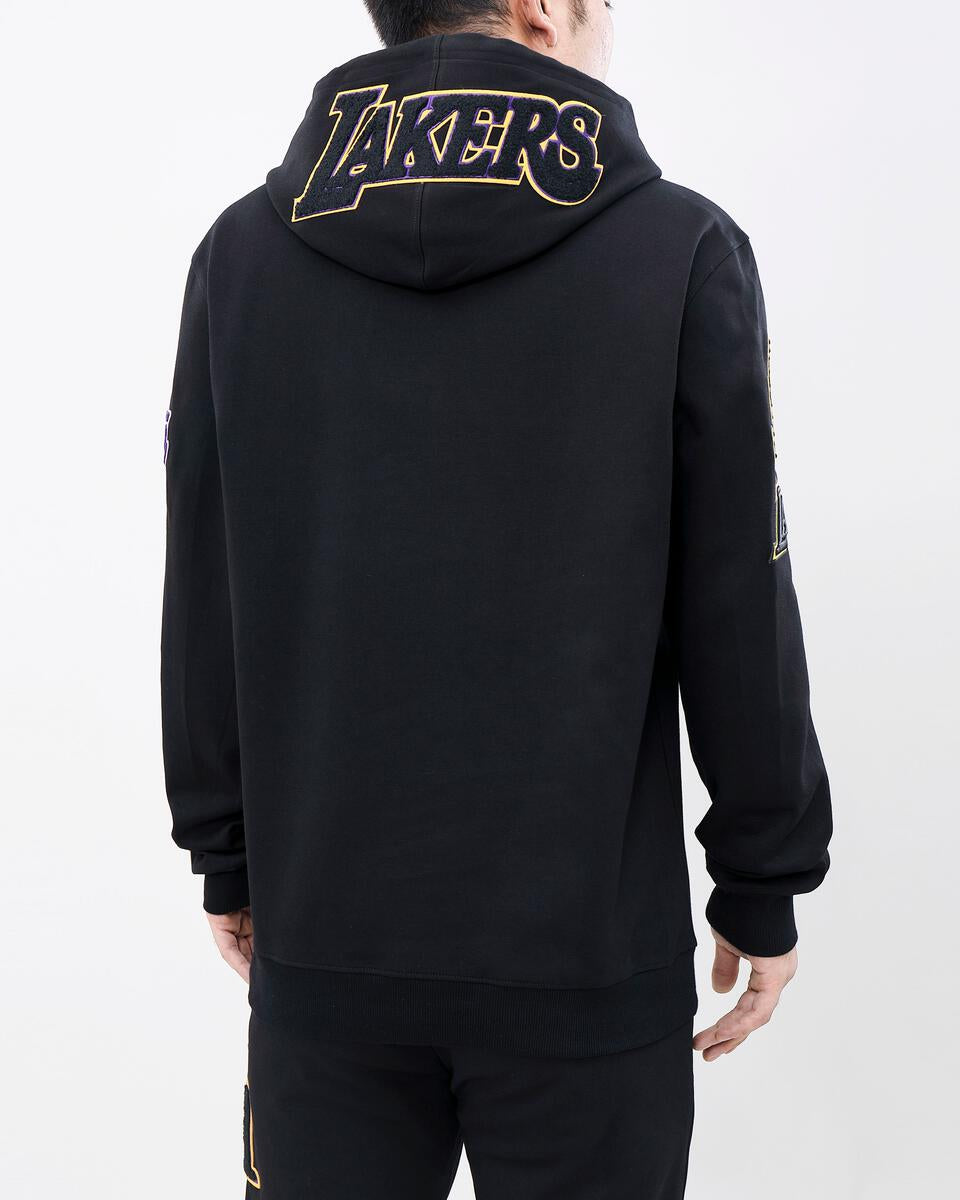 Pro Standard-Los Angeles Lakers LA Logo Hoodie Set-Black