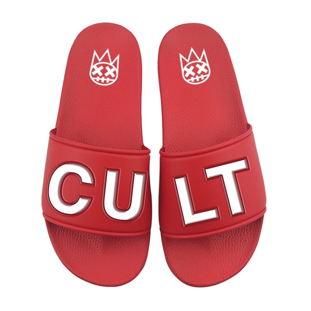 Cult Sandals W/BlackSocks-Red