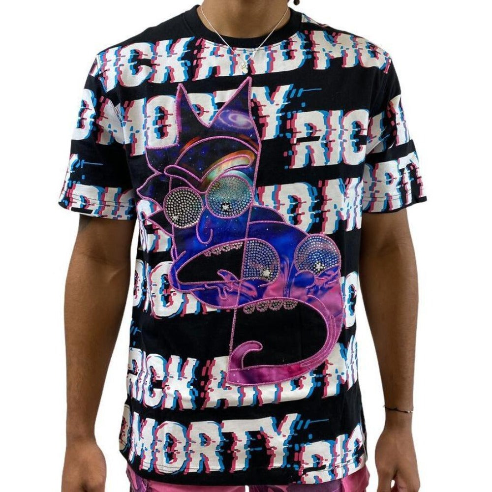 DeKryptic x Rick & Morty™ Chemical Reaction Black T-Shirt
