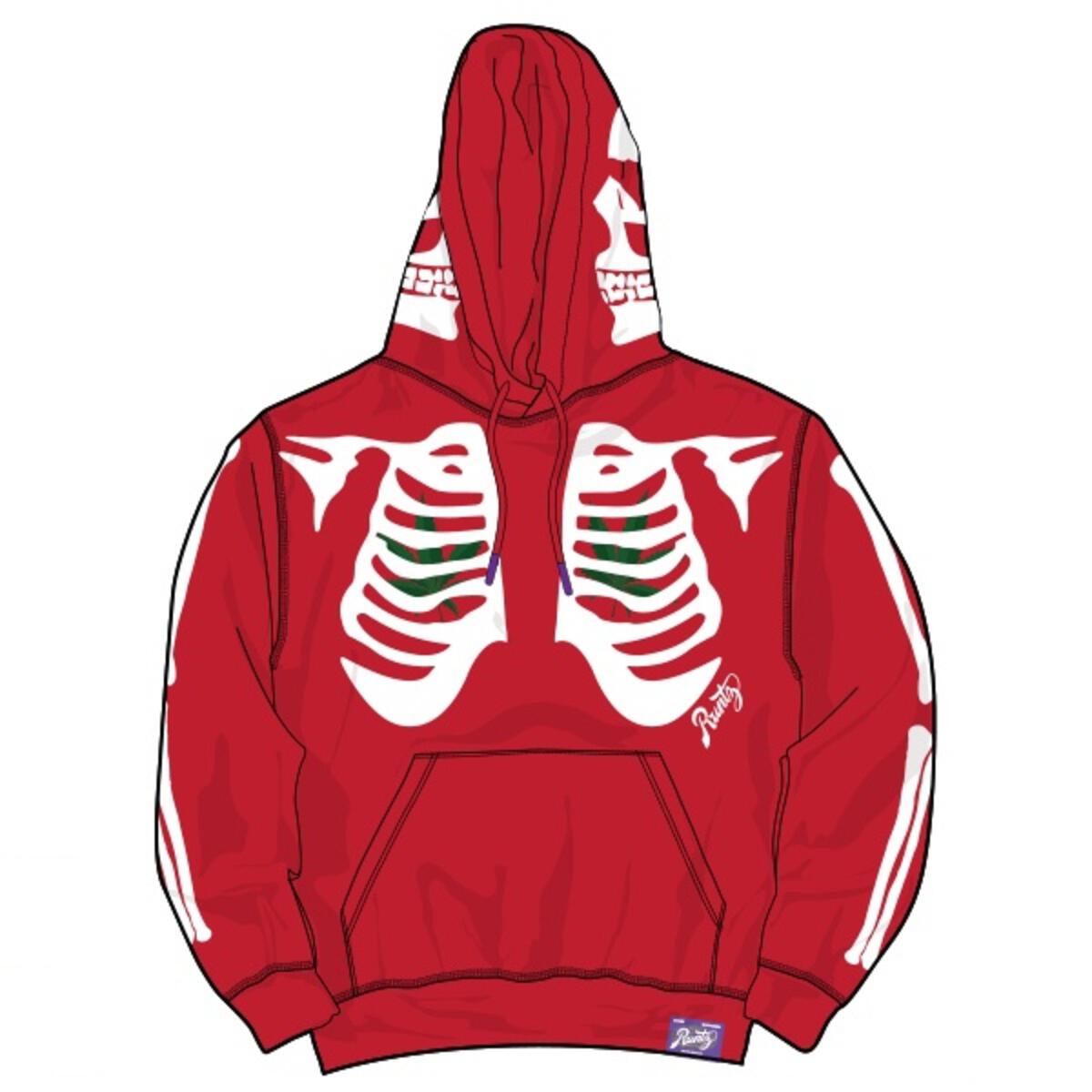 Runtz (321-33676-RED) - Smoke Out Hoodie - Red