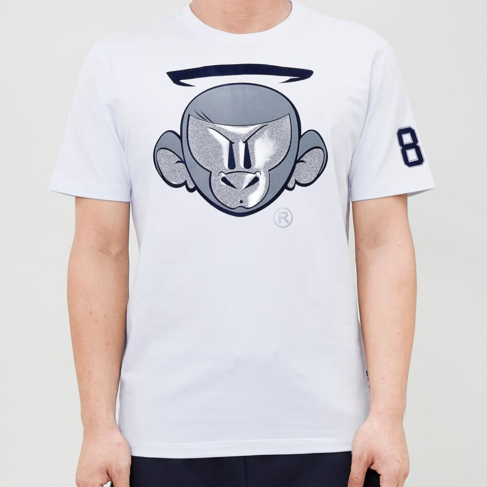 Big Face Halo Tee-White