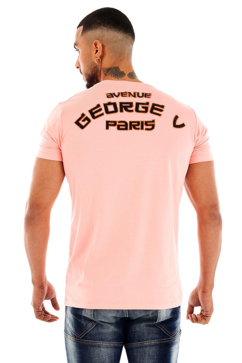 George V-Tiger Tee-Pink