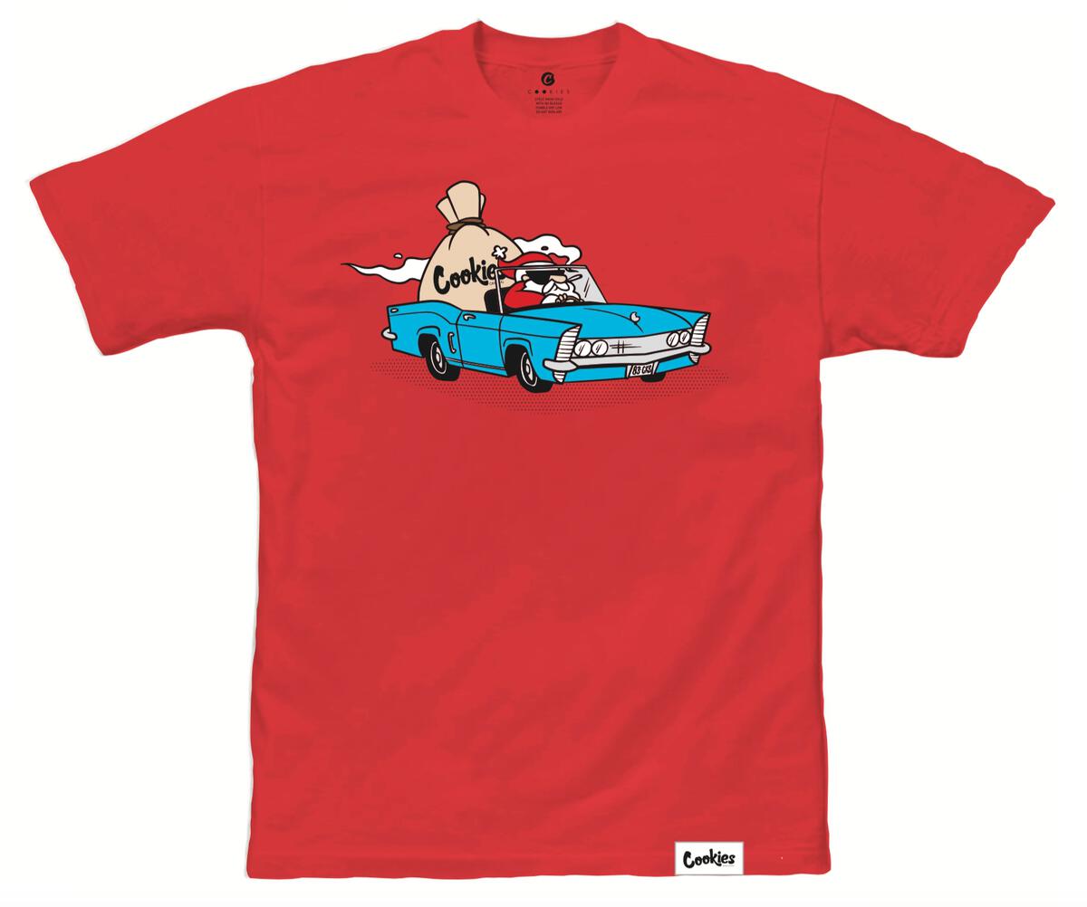 Santa Wit Da Bag Tee-Red