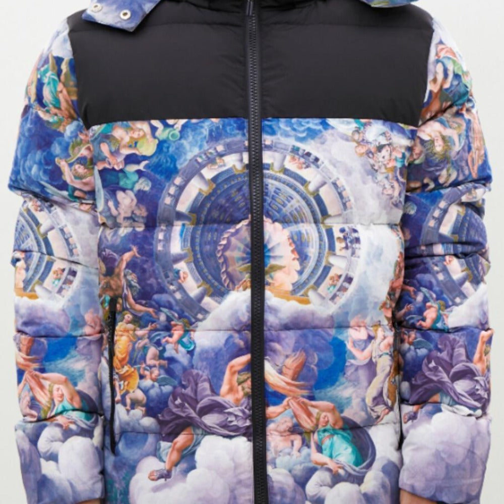 Fall Of The Giants Bubble Jacket-Multi Color