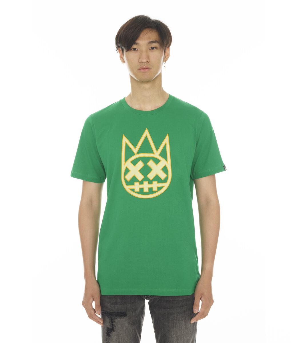 Shimuchan Clean Logo SS Crew Tee In Kelly Green