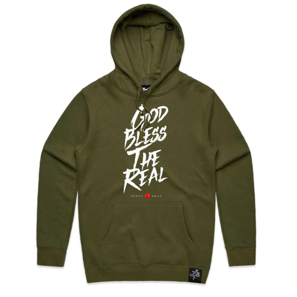God Bless The Real Hoodie-Army