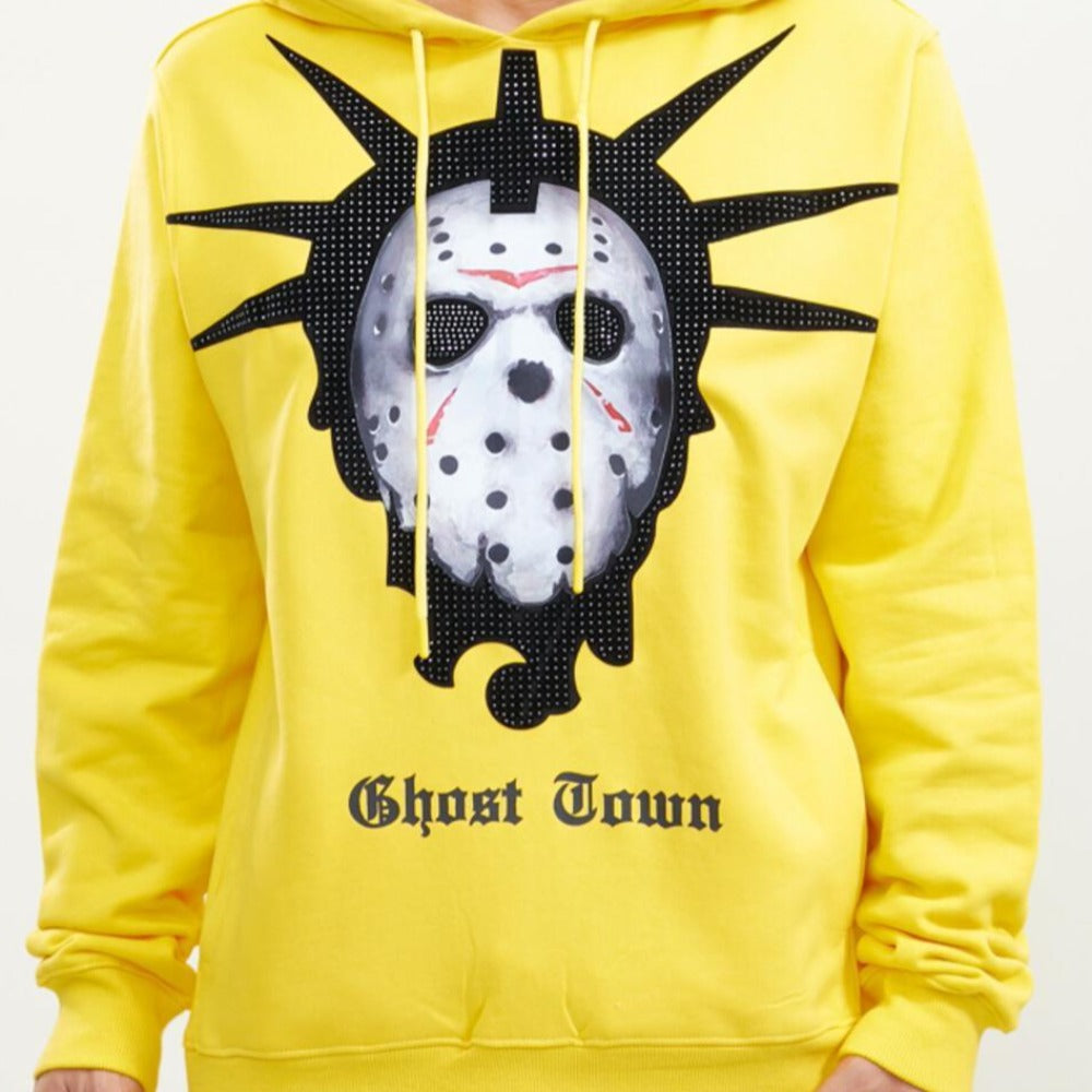 ROKU-Ghost Town Hoodie-Yellow