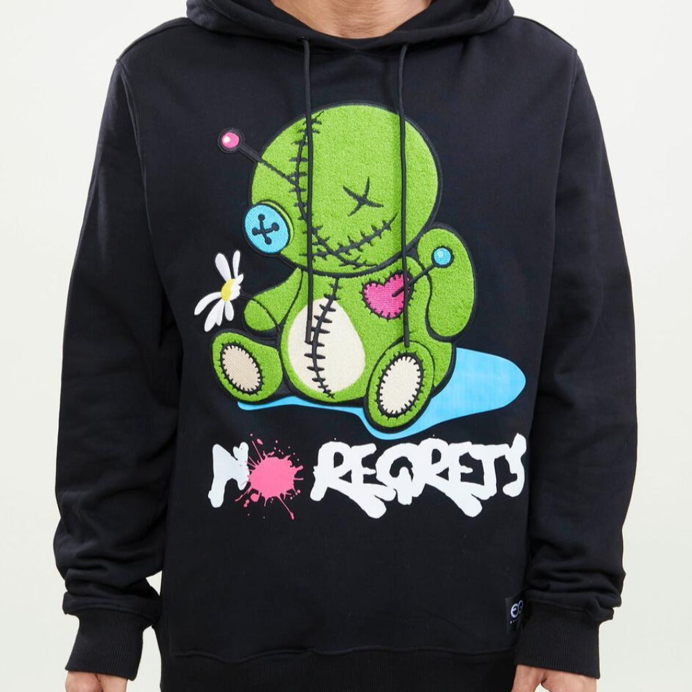 No Regrets Hoodie-Black