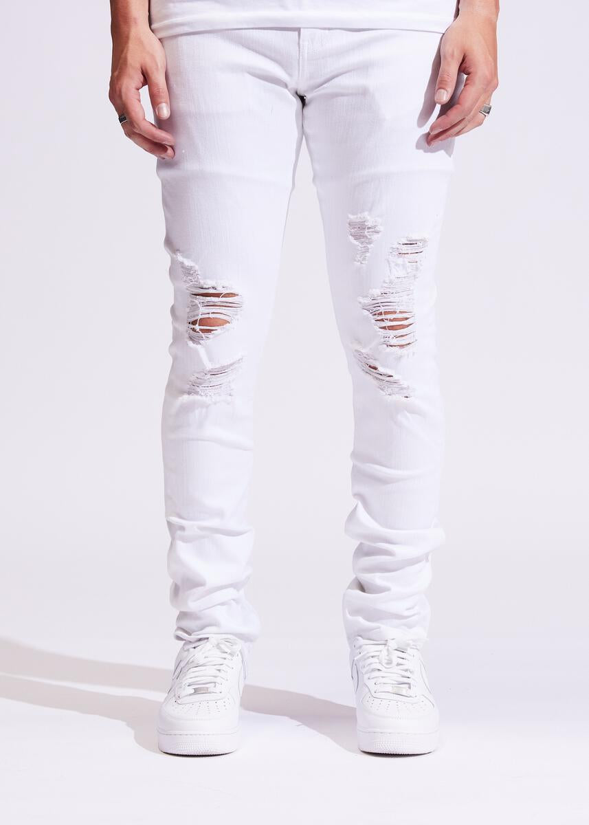Crysp Denim - Atlantic White Jeans - CRYF122-124