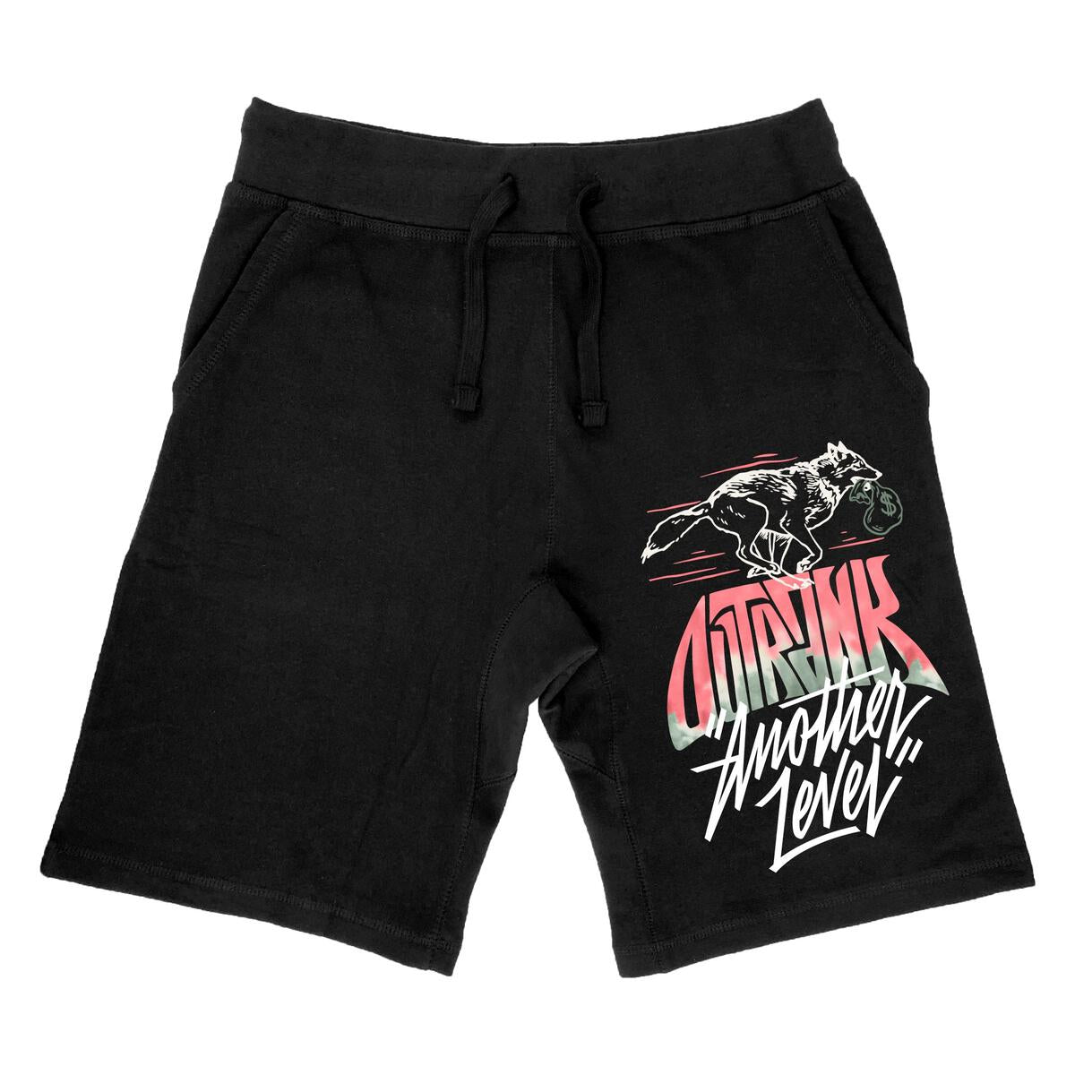 Outrank-Slow Feet Don't Eat Shorts - Black