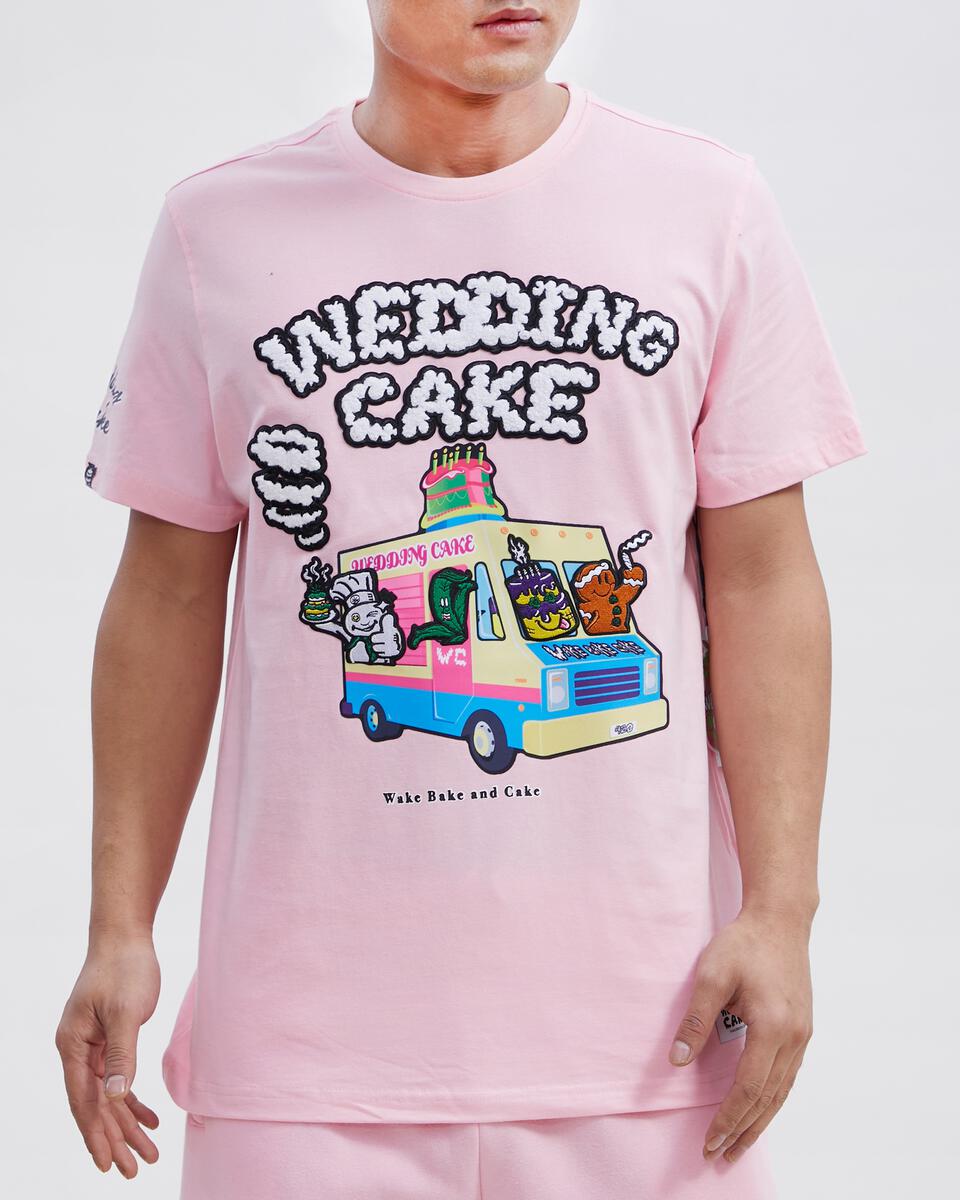 Wedding Cake-Truck Life Tee - Pink
