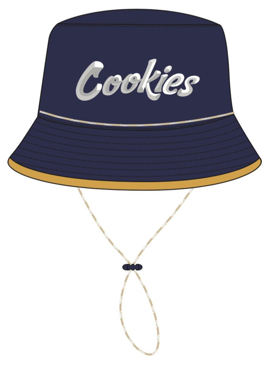 Cookies - Contraband Cotton Canvas Bucket Hat - Navy - 1560X6051