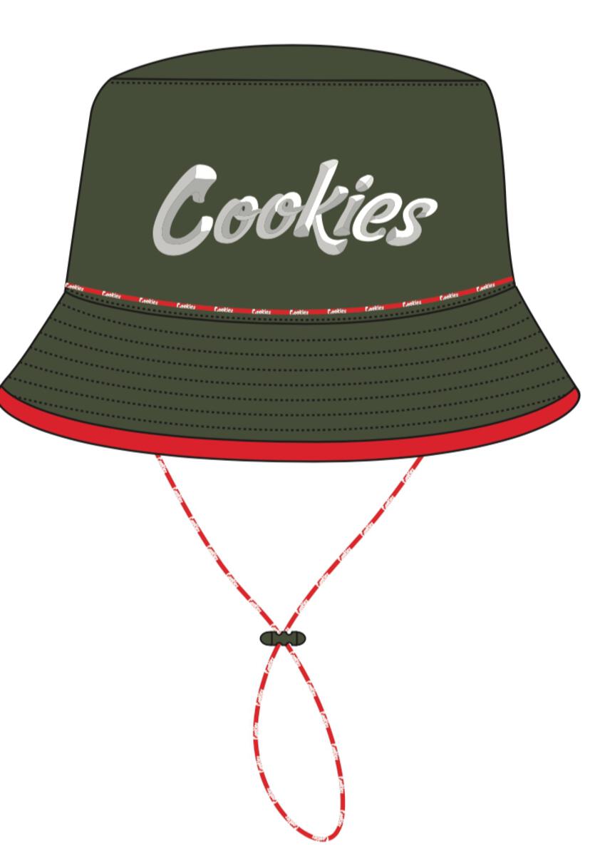 Cookies - Contraband Cotton Canvas Bucket Hat - Olive - 1560X6051