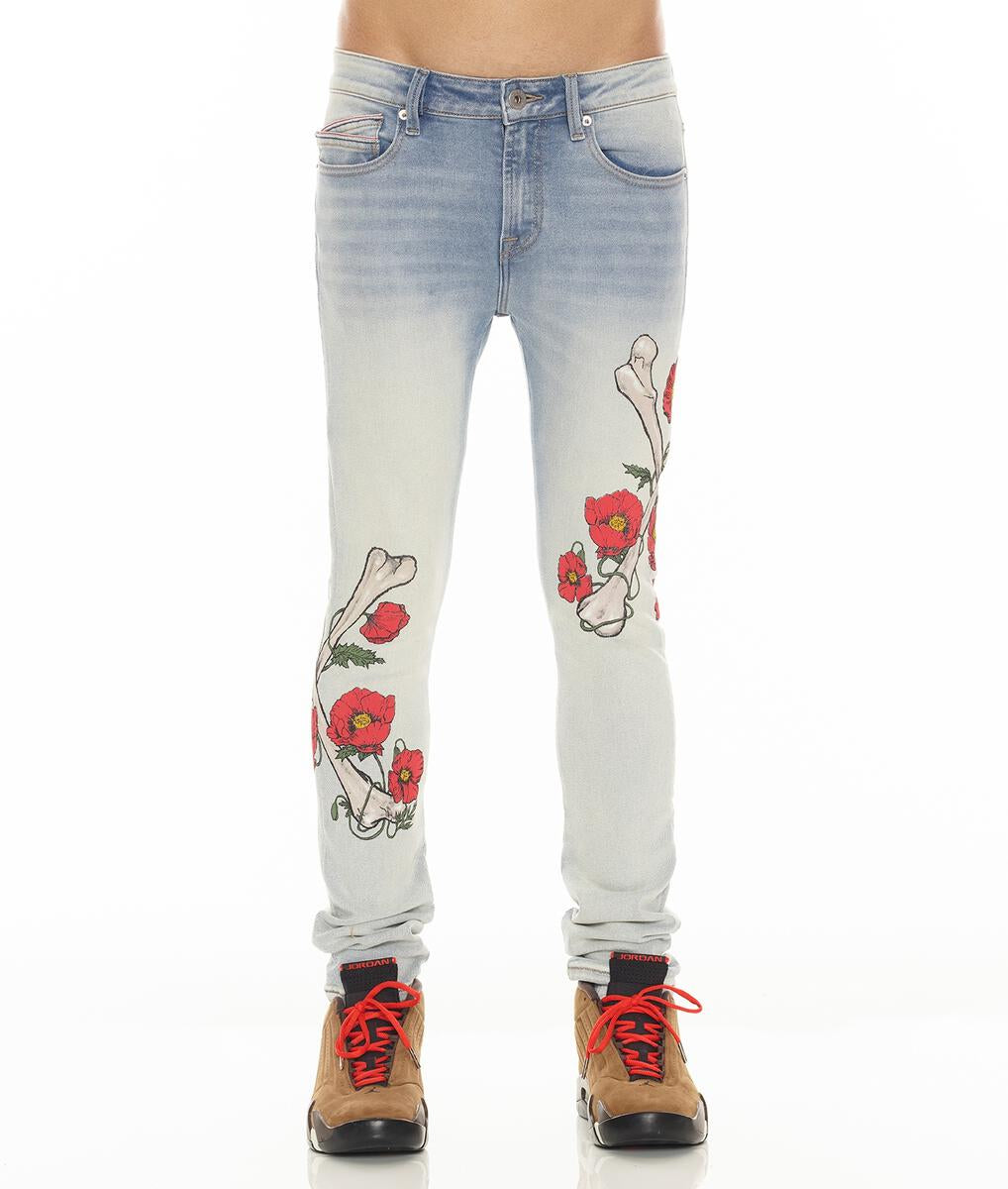 Cult Of Individuality - Punk Super Skinny In Poppy - 622B8-SS40AA