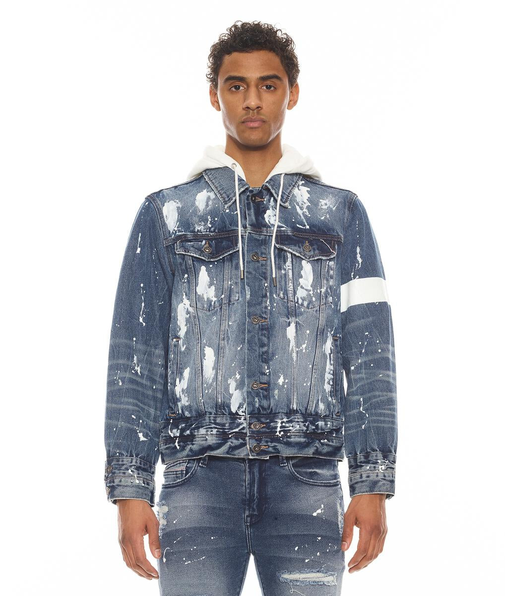 Cult Of Individuality - Type IV Denim Jacket In Tape - 622B8-TS04A