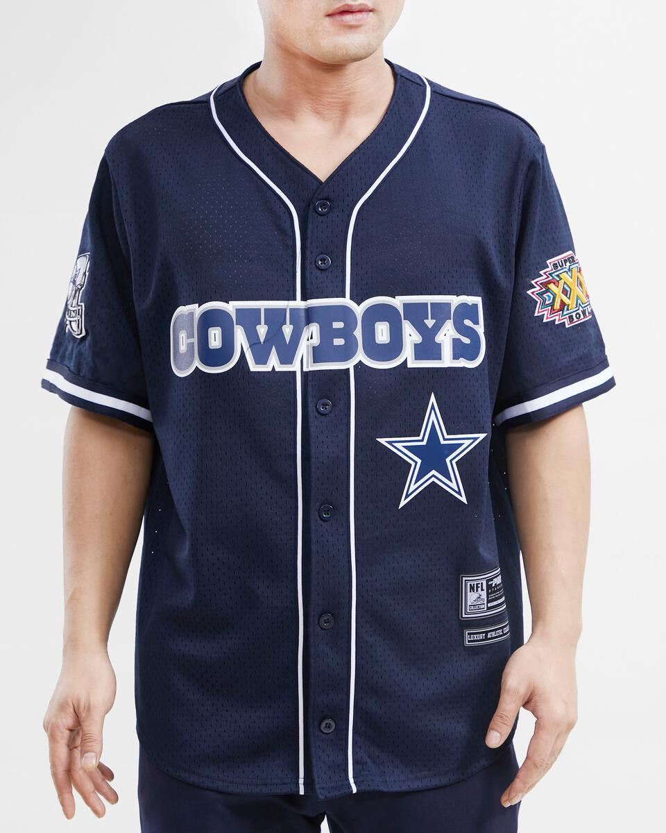 Dallas Cowboys Logo Mesh Button Up Shirt