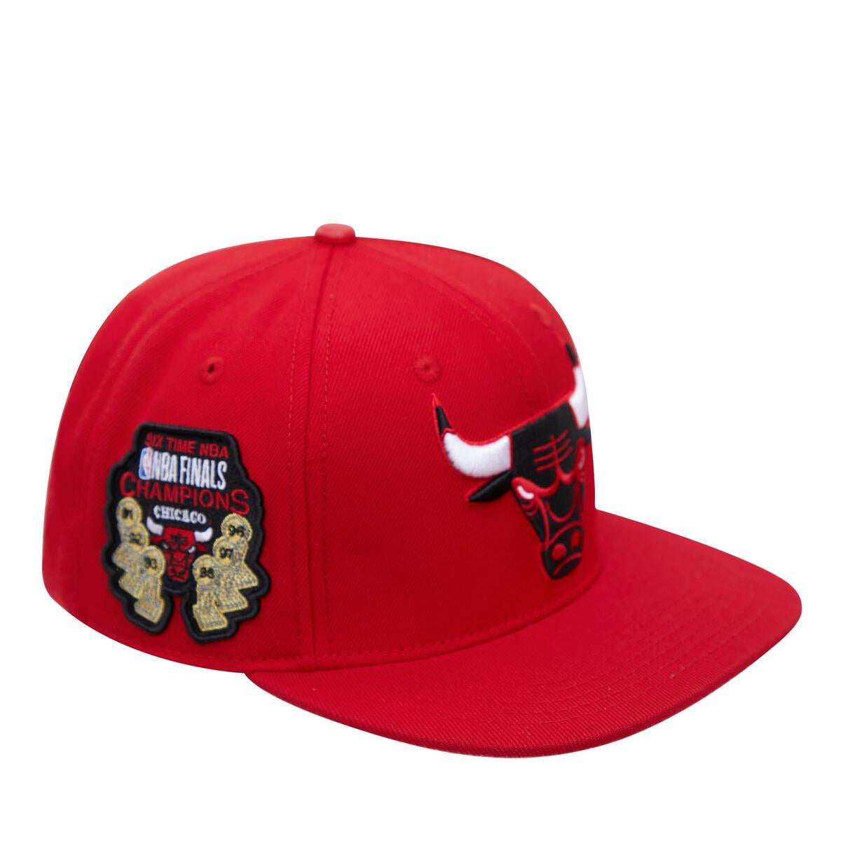 Chicago Bulls Logo Snapback Hat - Red