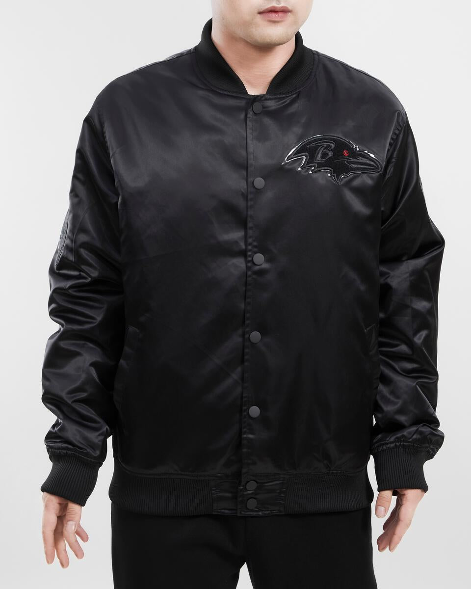 Pro Standard (FBR642082) - Baltimore Ravens Triple Satin Jacket - Black