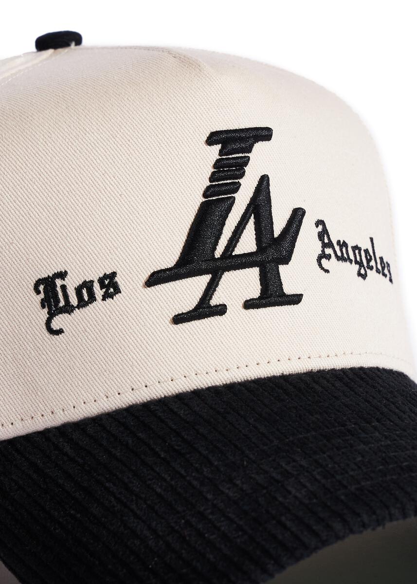 Reference - LA Vida Corduroy Brim - Cream/Black (REF191)