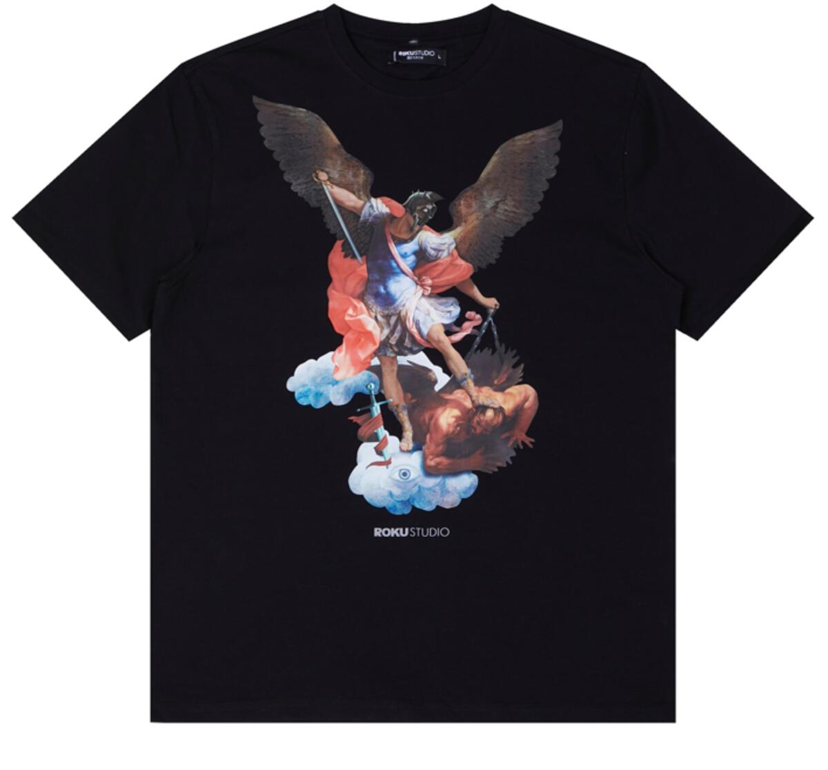 Roku Studio - Angel Warrior Tee - Black - RK1480884