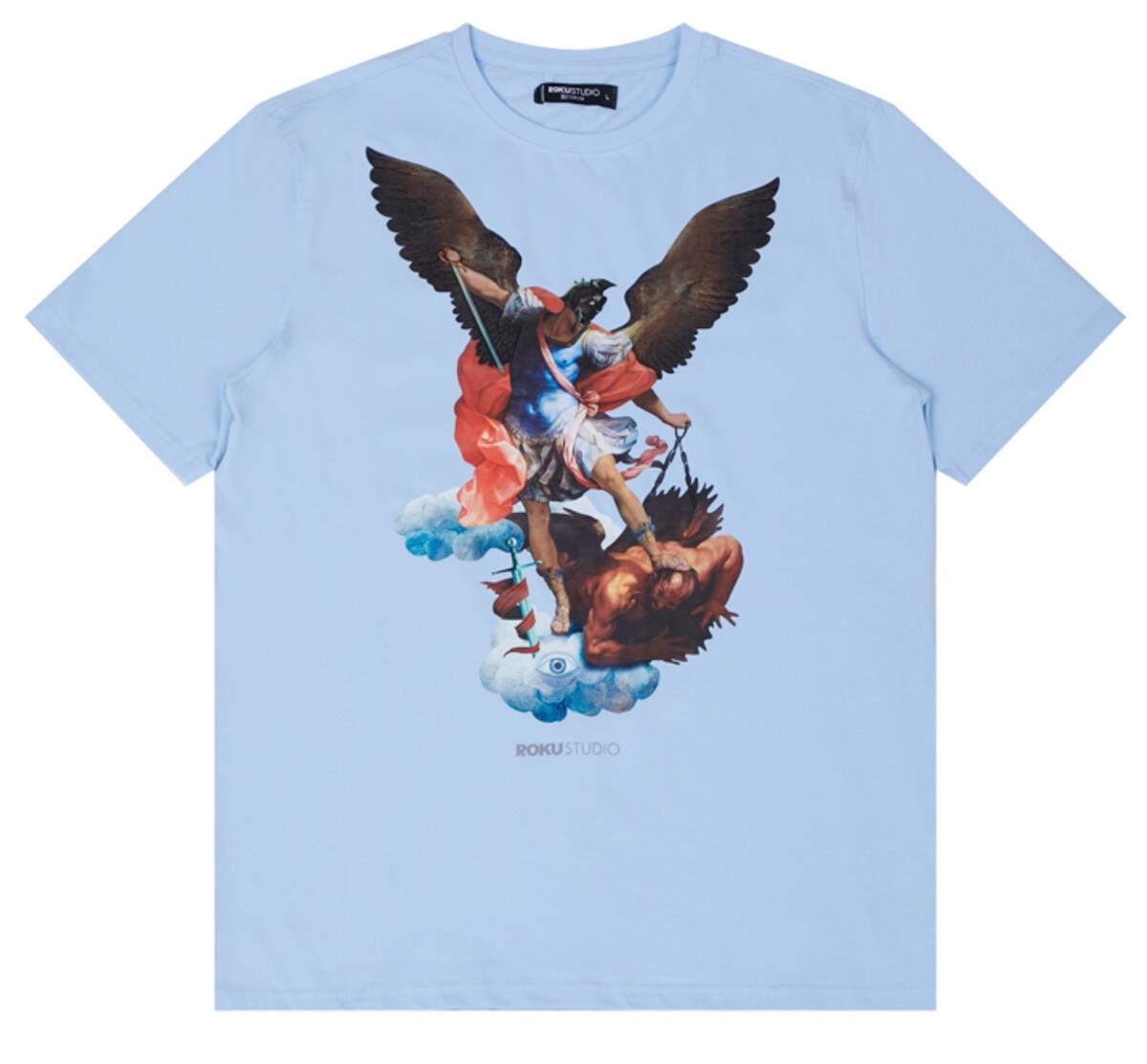 Roku Studio - Angel Warrior Tee - Light Blue - RK1480884