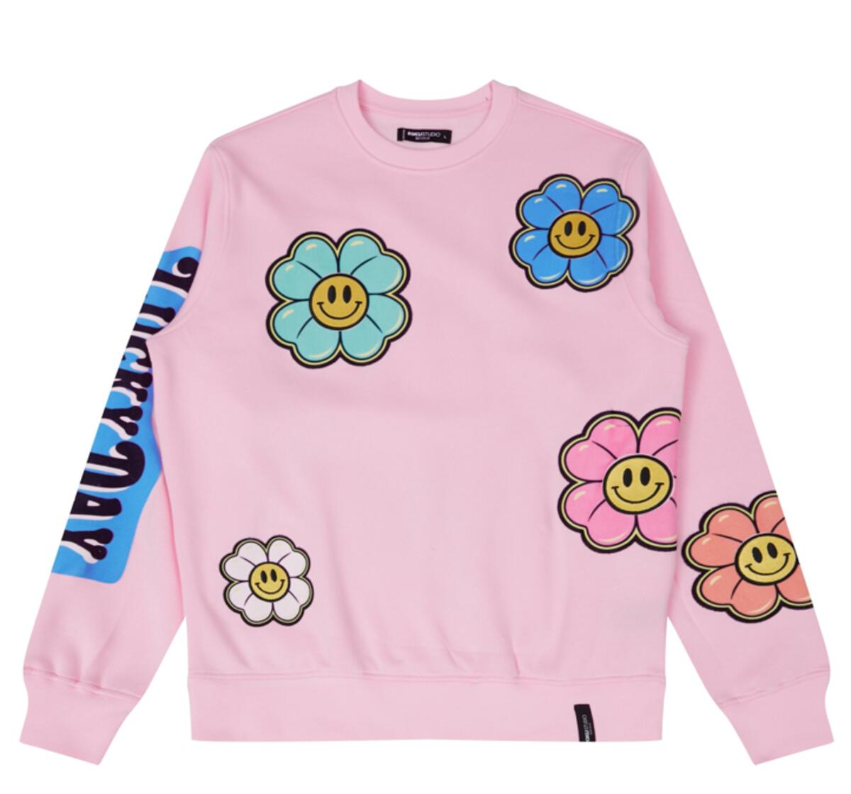 Roku Studio - Lucky Day Crew Neck - Pink - RK5480869