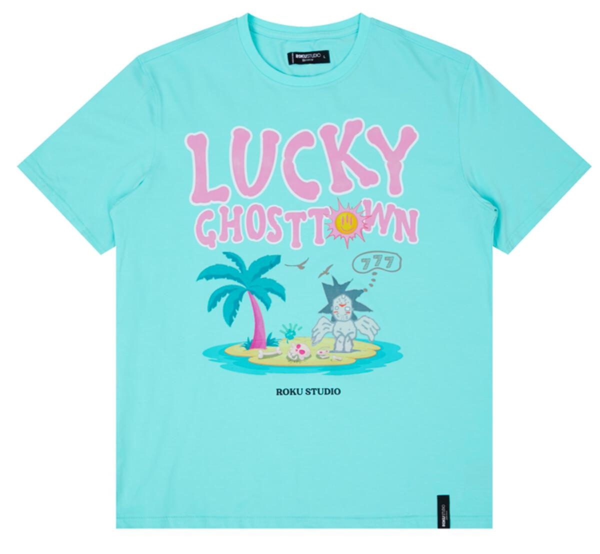 Roku Studio - Lucky Ghost Tee - Mint - RK1480889