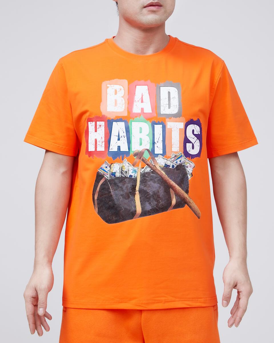 Roku Studio - The Bag & Bad Habits Tee - Orange (RK1480926)