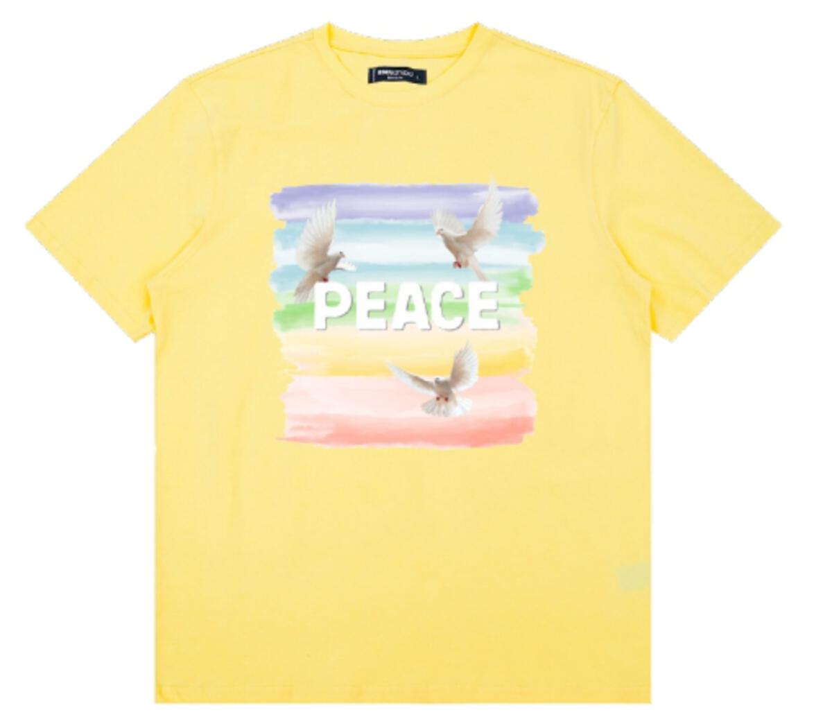 Roku Studio - Peace Tee - Pale Yellow (RK1480963)
