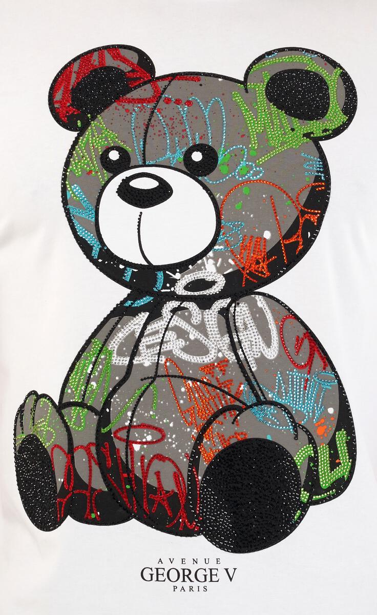 Graffiti Bear Tee - White (GV2501)