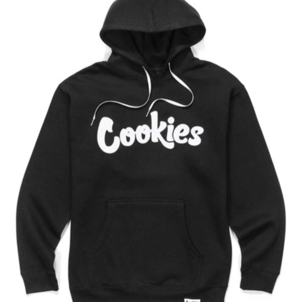 Original White Logo Black Hoodie