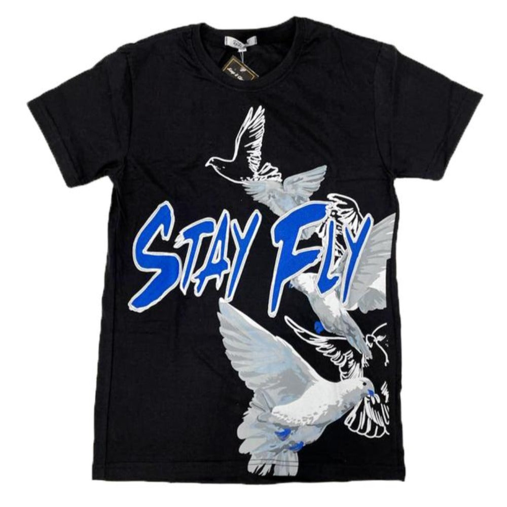 Retro Label-Stay Fly Shirt-Retro 5 Stealth