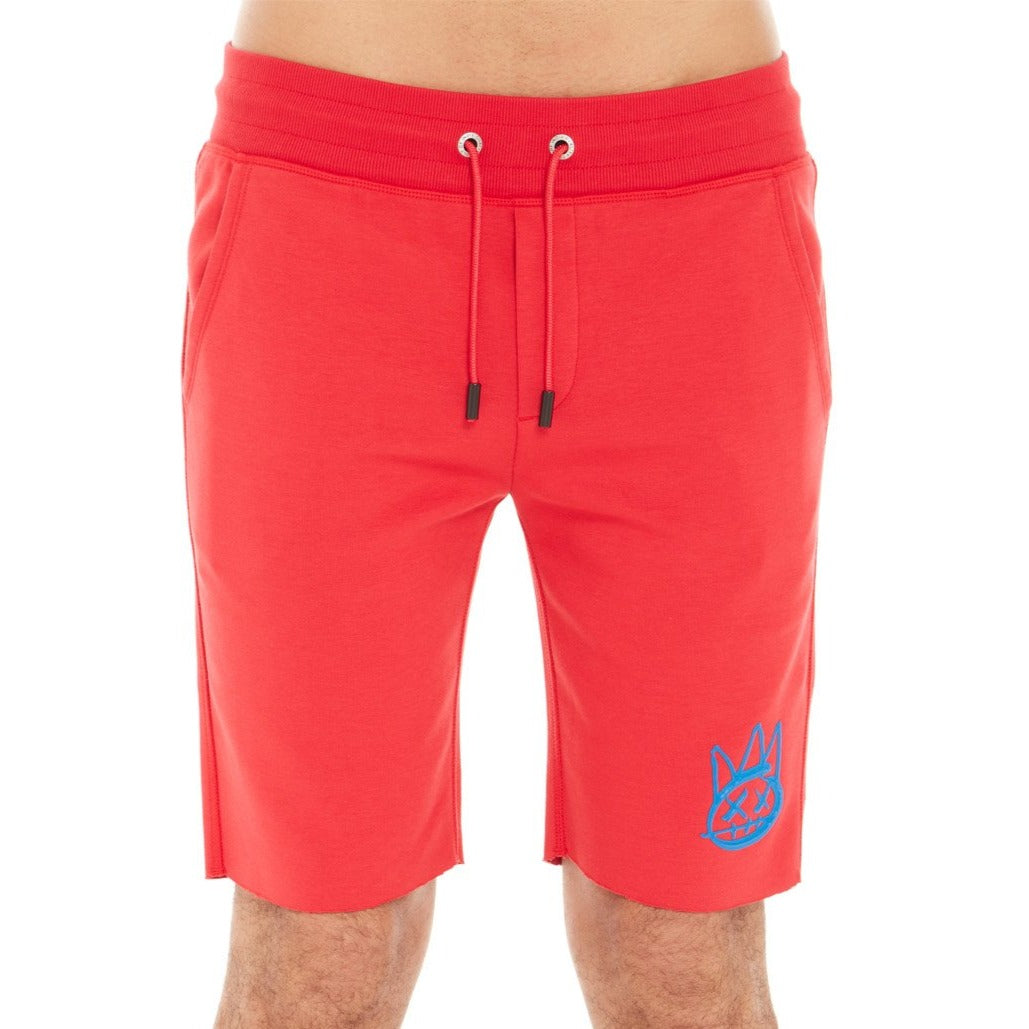 Cult Of Individuality-Sweat Shorts-Red-620A0-SH58B