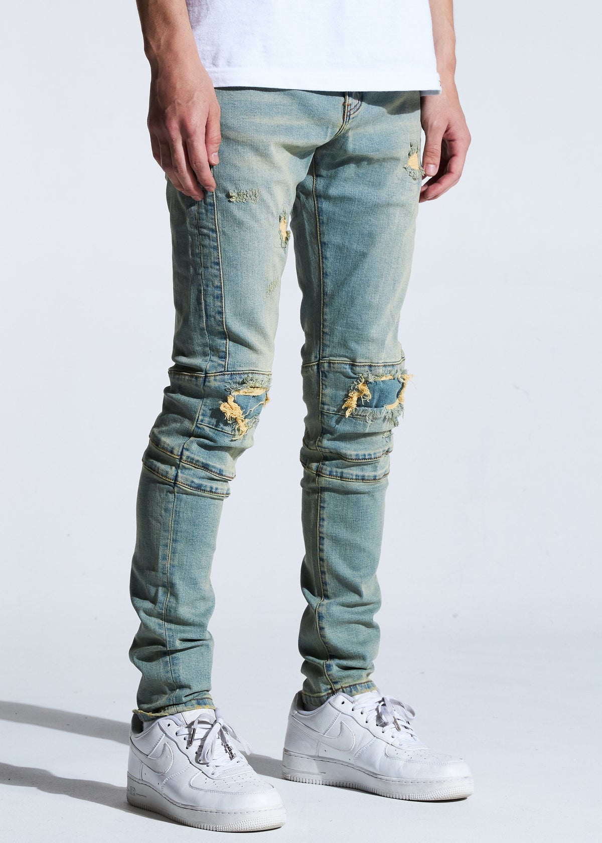 Crysp Denim-Hudson Skinny Jeans-Vintage Blue