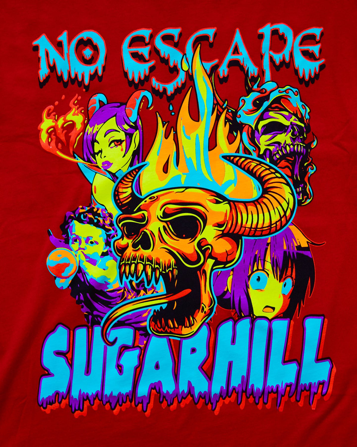 Sugarhill-Beasts Tee-Red