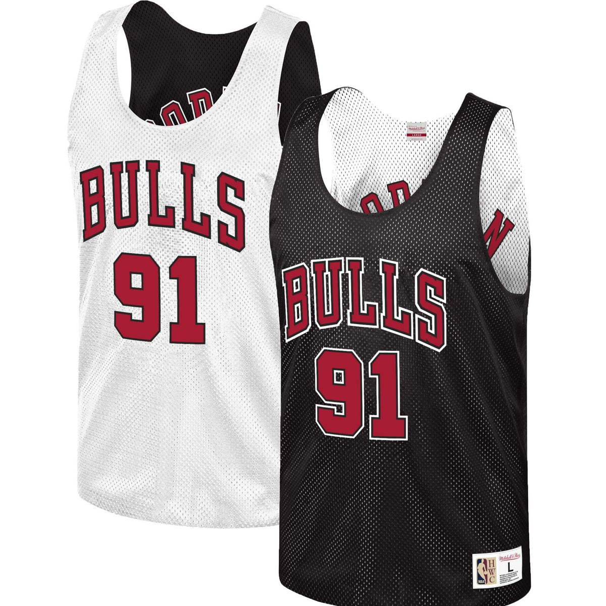 Dennis Rodman 1996 Chicago Bulls Reversible Tank Top