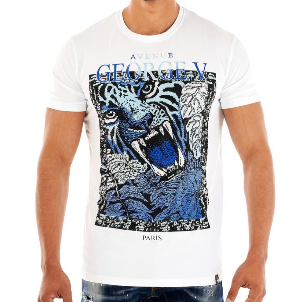 George V-The Tiger Tee-White