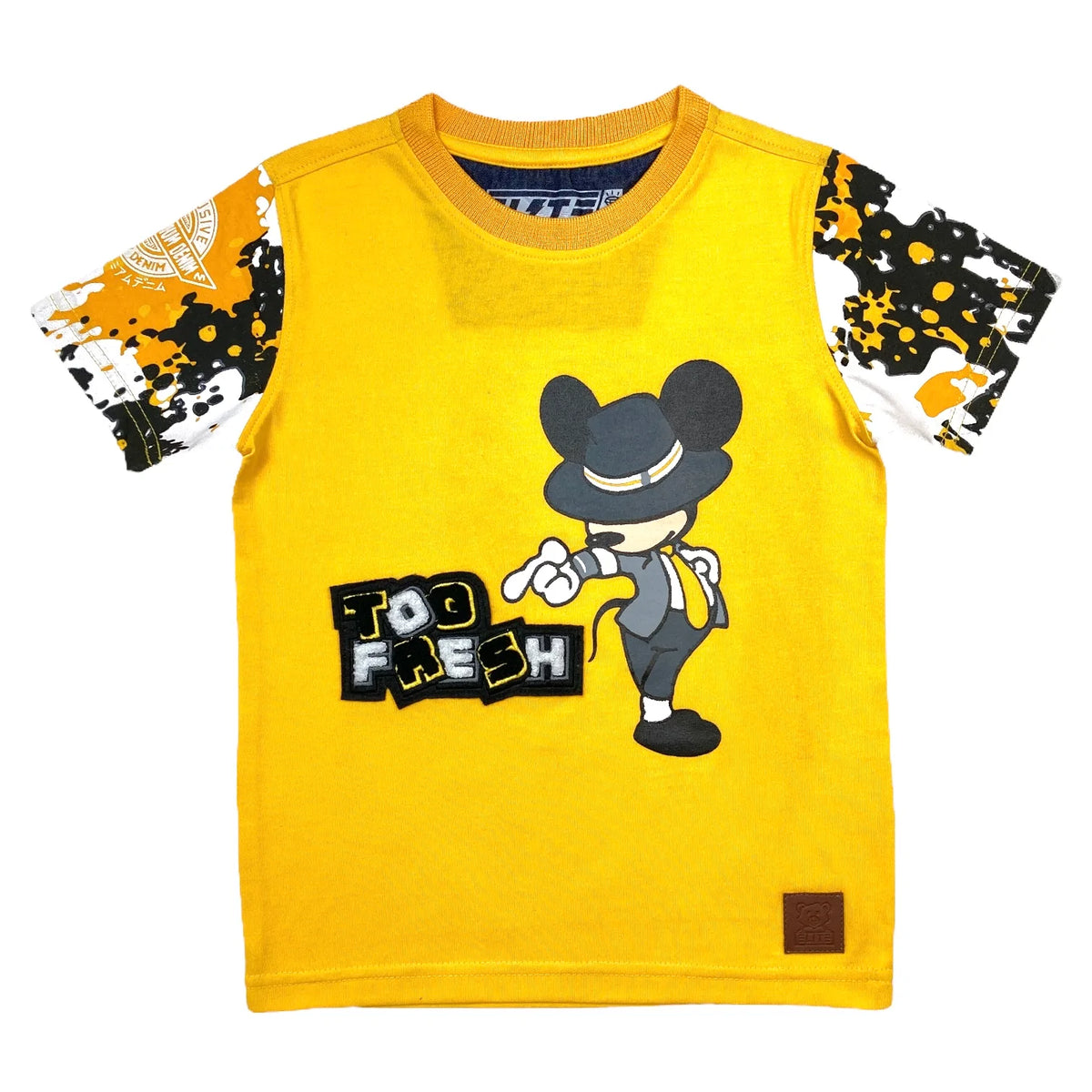 Too Fresh Premium Kids Tee - Yellow