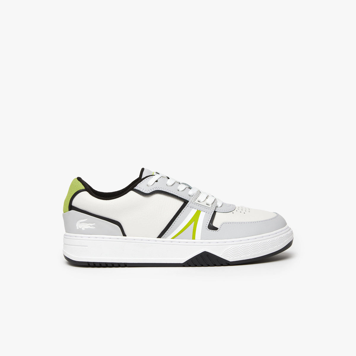 Men's Lacoste L001 Leather Sneakers - Light Grey/White 2Q5