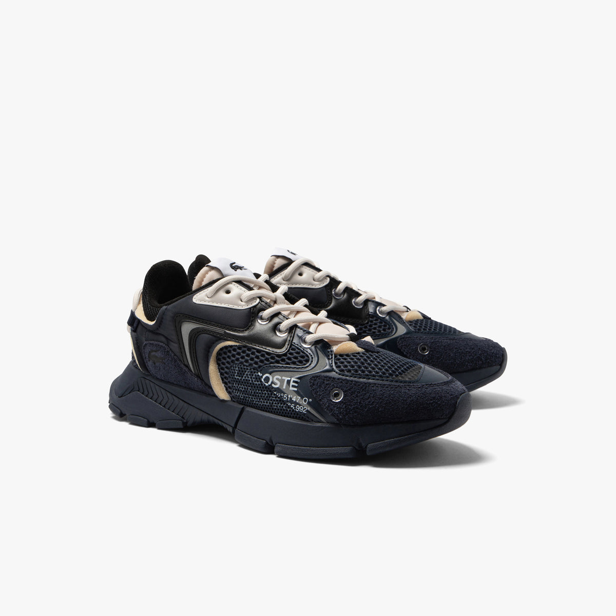 Lacoste - L003 Neo Textile Sneakers - Black/Navy