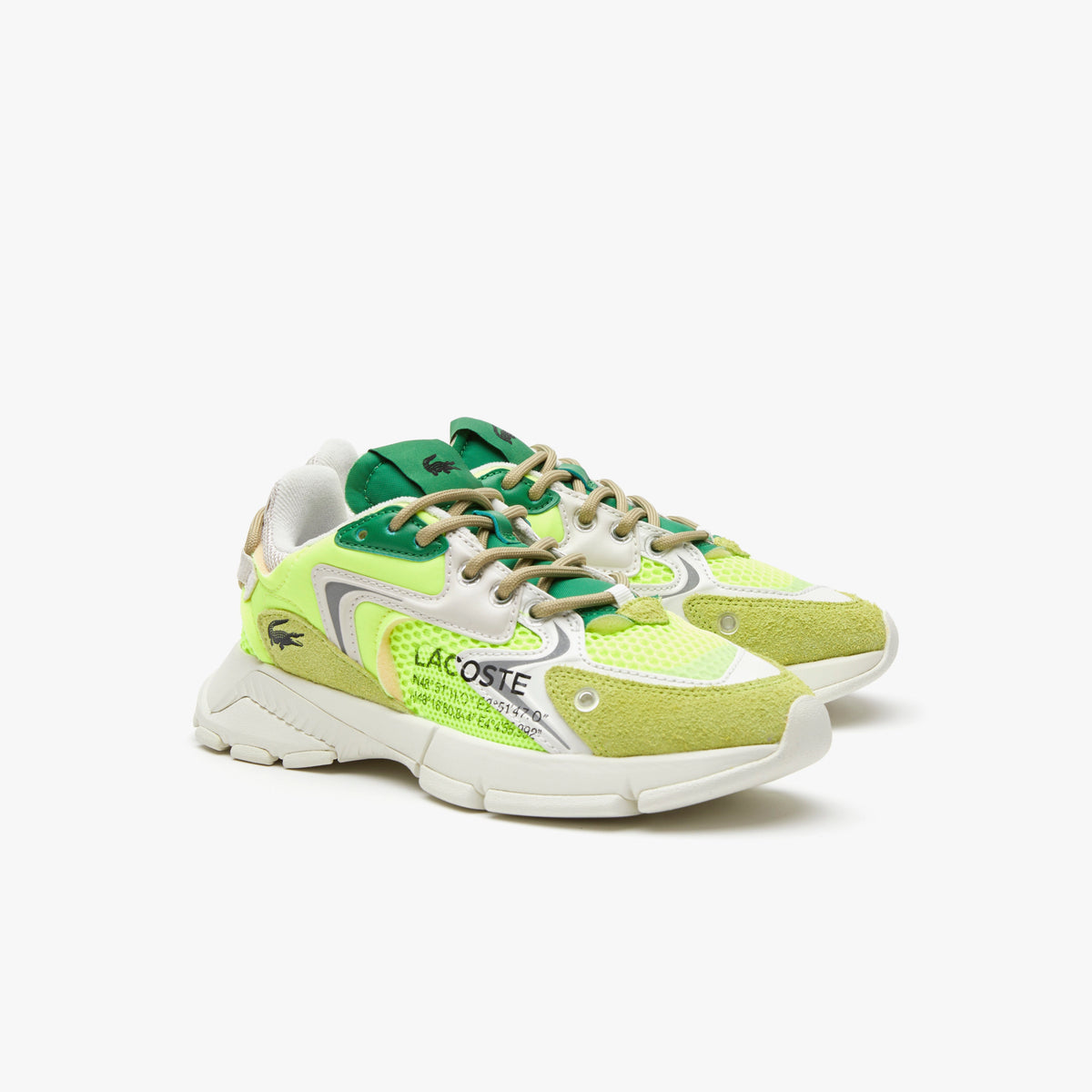 Lacoste - L003 Neo Textile Sneakers - Yellow/Off White