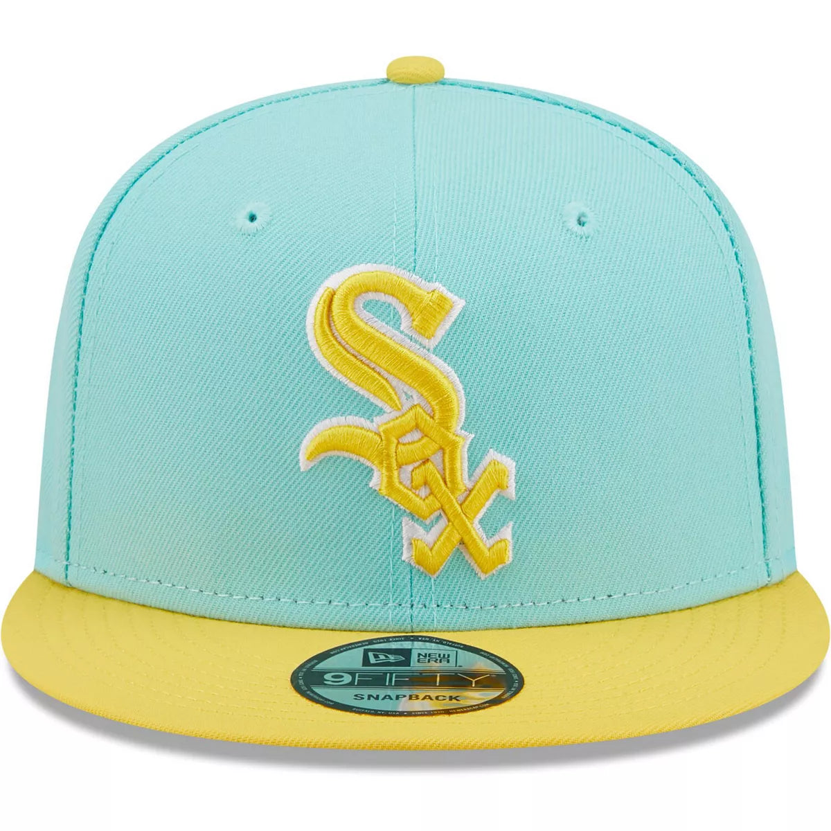 Chicago White Sox New Era Color Pack 9FIFTY SnapBack - Turquoise/Yellow