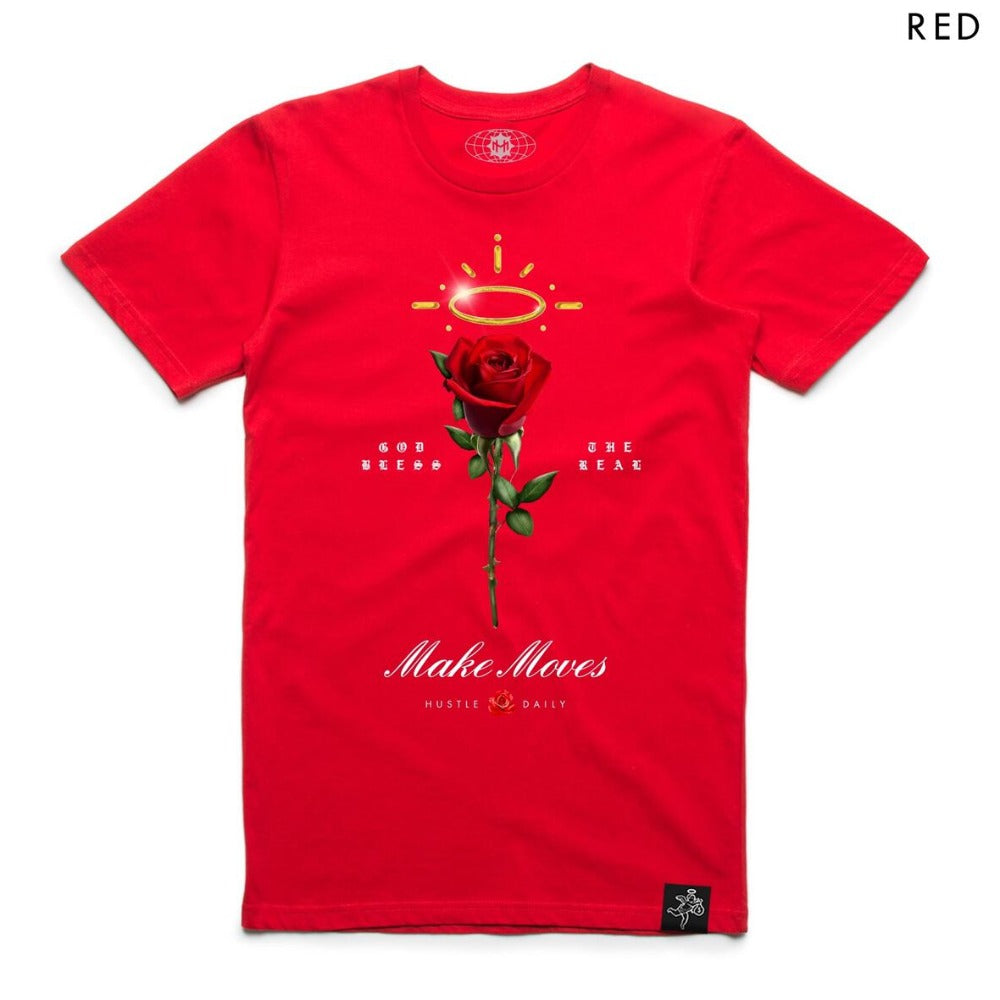 Rose Halo Tee-Red