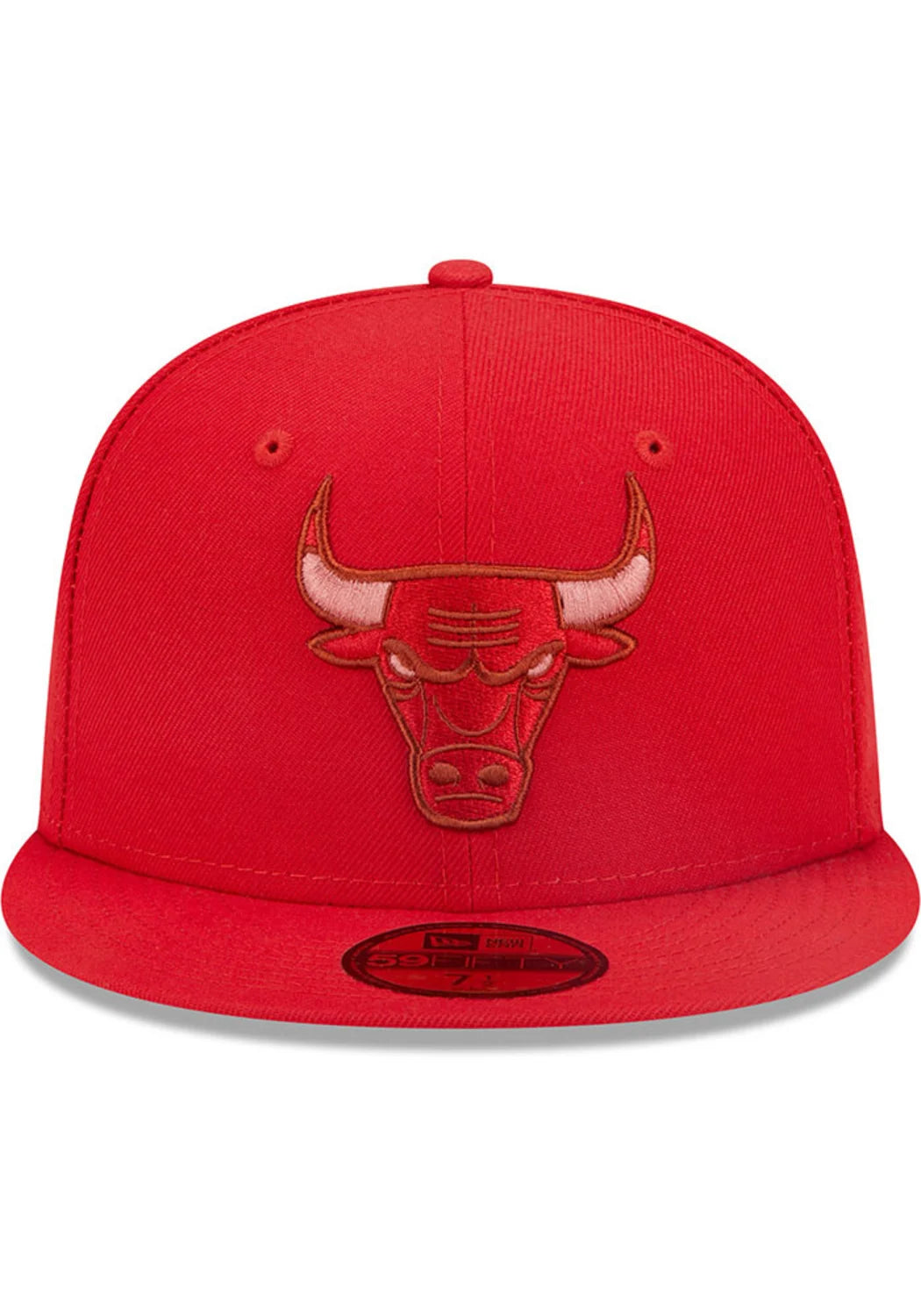 New Era - Chicago Bulls Red Monocamo Fitted Hat