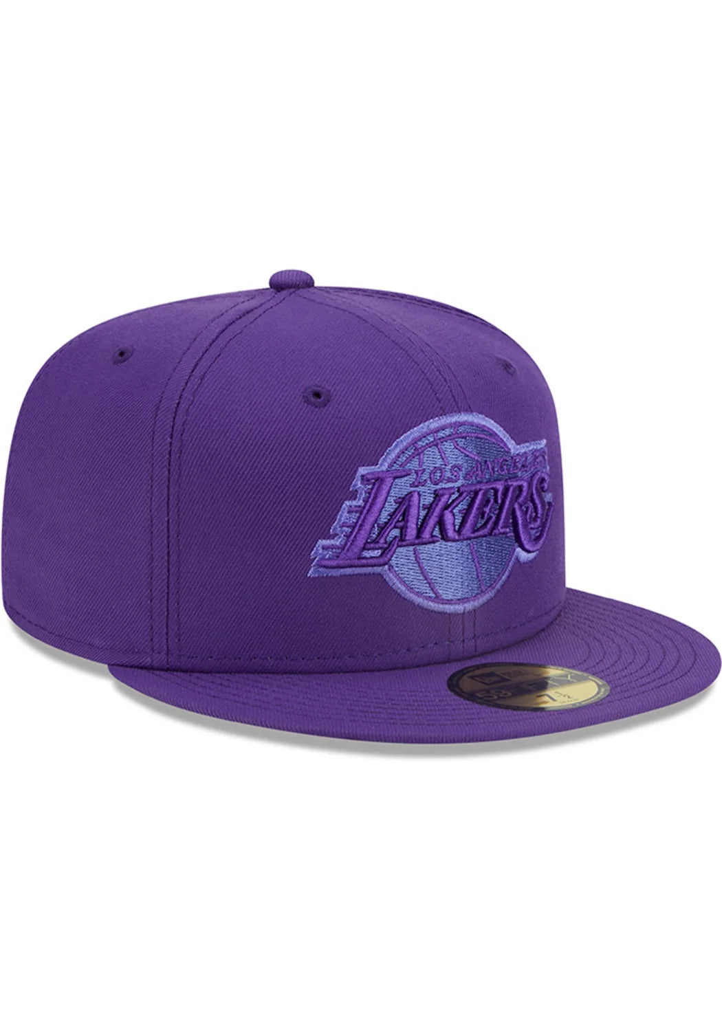 New Era - Los Angeles Lakers Purple Monocamo Fitted Hat