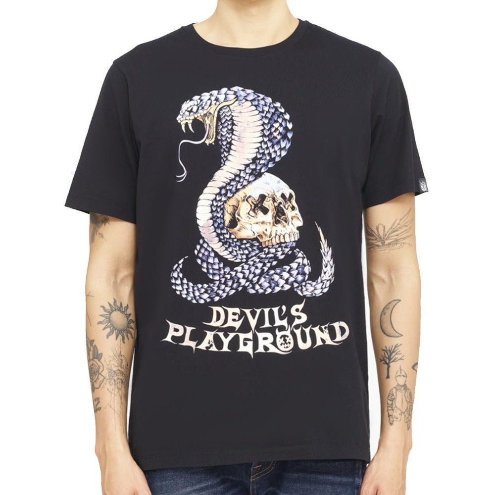 S/S Crew T "Devils Playground"-Black